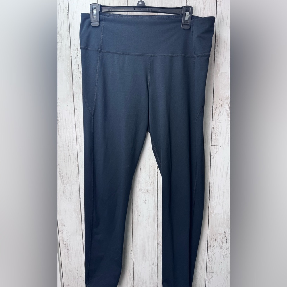 Under Armour Women's Navy Leggings - Picture 2 of 7